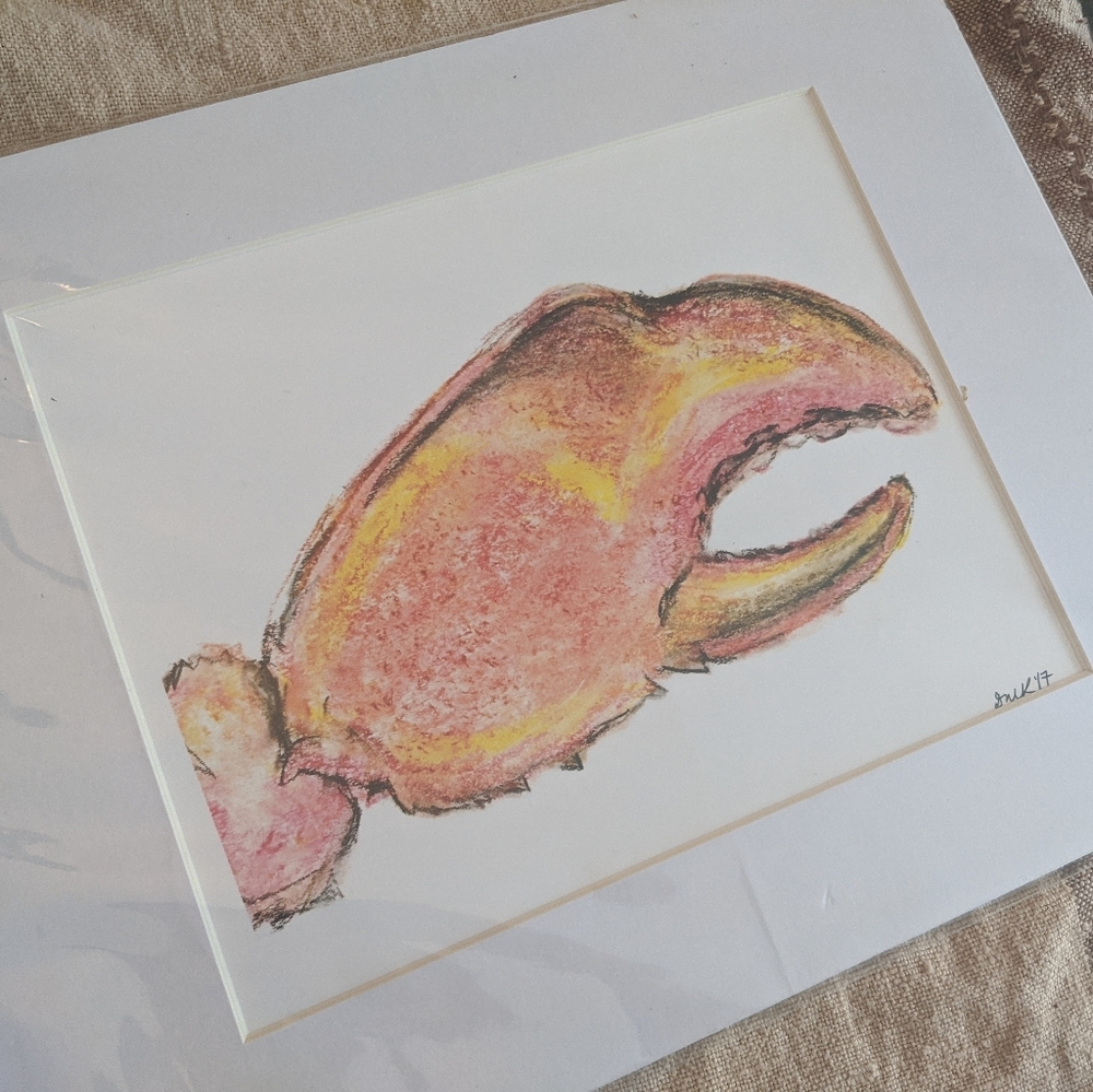 Lobster claw print